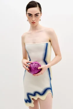 Clearance - Camassia Mini Wavy Dress - UV Reactive Mini Dresses | Dresses