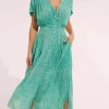 Fashion Poupette St. Barth - Long Dress Becky - Sky Abori Dresses | Long Dresses