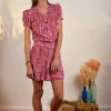 Clearance - Mini Dress Griselle - Pink Hyeres Dresses | Mini Dresses