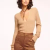 Discount - Aurinda V Neck Sweater - Saddle Sweaters & Knits