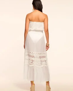 Fashion - Cambridge Strapless Coverup Maxi Dress - White Coverups