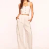 New - Gabi Crop Top - Ivory Crop Tops