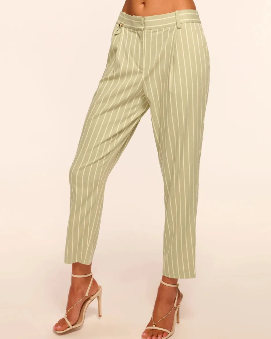 Best - Ingrid Cropped Pant - Mint Canvas Pants