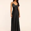 Fashion - Lizzy Embellished Gown - Black/Silver Long Dresses | Dresses