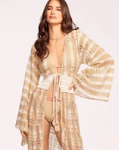 Outlet - Manu Dress - Dune/ Ivory Coverups