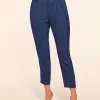 Fashion - Miley Belted Ankle Length Pant - Spring Navy Pants