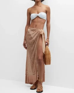 Fashion - Natalia Skirt - Gold Coverups