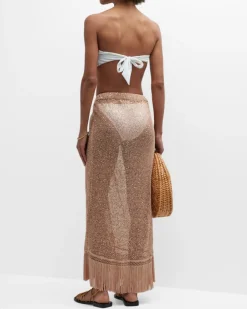 Fashion - Natalia Skirt - Gold Coverups