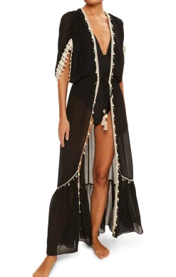 Discount - Nikolai Coverup Dress - Black Coverups