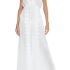 Fashion - Nikole V-Neck Coverup Maxi Dress - White Coverups