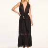 Fashion - Paxton Maxi Coverup Dress - Black Coverups