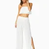 Clearance - Textured Athena Pants - White Pants
