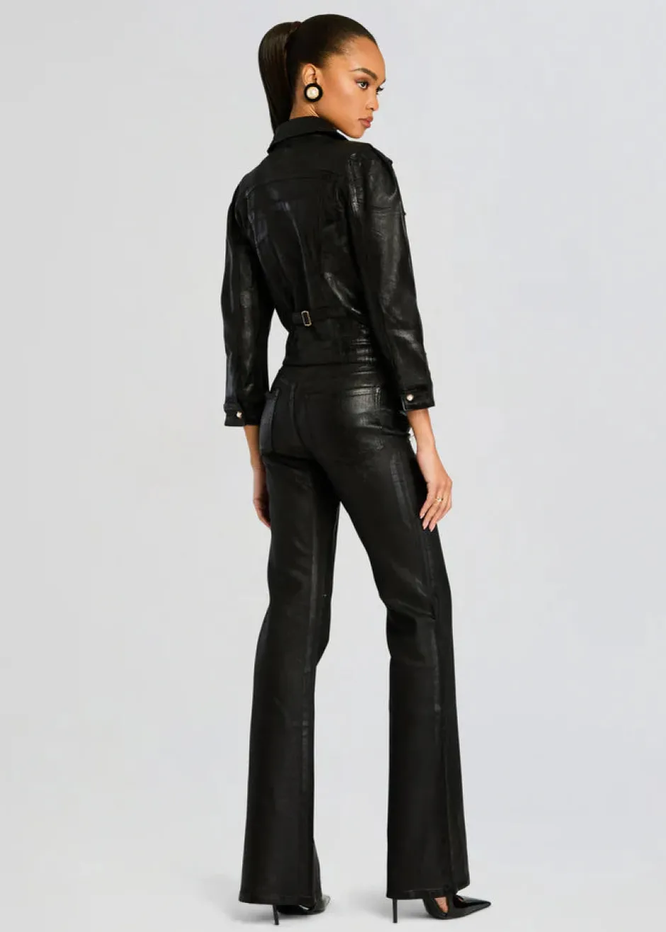 Hot - Ada Jacket - Liquid Black Denim Jackets | Jackets