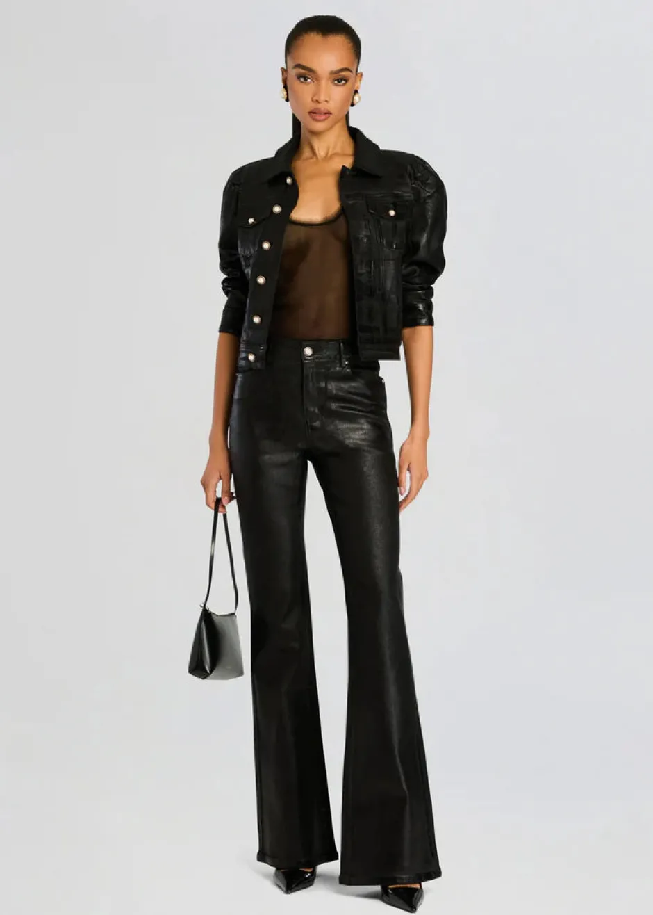 Hot - Ada Jacket - Liquid Black Denim Jackets | Jackets