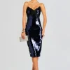 Outlet - Ellen Sequin Dress - Navy Dresses | Midi