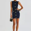 Online - Erin Dress - Navy/Black Dresses
