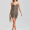 New - Irina Dress - Black/Silver Dresses | Mini Dresses