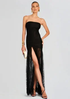 Best - Jeanette Lace Dress - Black Dresses | Long Dresses
