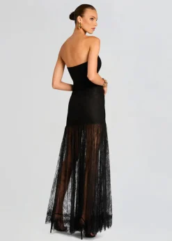 Best - Jeanette Lace Dress - Black Dresses | Long Dresses