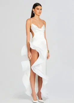 Outlet - Kaltin Dress - White Dresses | Long Dresses