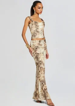 Discount - Lowis Top - Vintage Snake Animal Print