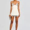 Clearance - Mya Embellished Dress - White Dresses | Mini Dresses