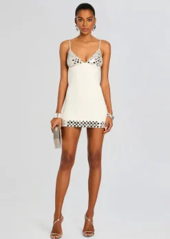 Clearance - Mya Embellished Dress - White Dresses | Mini Dresses