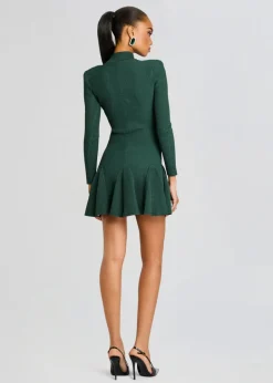 Sale - Sydonie Knit Dress - Metallic Pine Mini Dresses | Dresses