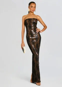 Clearance - Zaina Dress - Black Long Dresses | Dresses