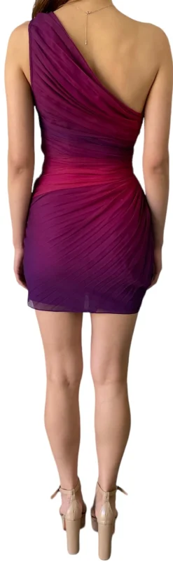 Clearance - Paige Short Dress - Pink/Purple Dresses | Mini Dresses