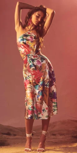 New - Zazu Midi Dress - Motley Tropical Dresses | Midi