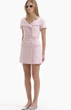 Best - Boucle Mini Dress - Pink Dresses | Mini Dresses