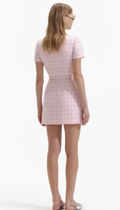 Best - Boucle Mini Dress - Pink Dresses | Mini Dresses