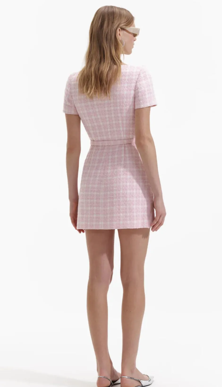Best - Boucle Mini Dress - Pink Dresses | Mini Dresses