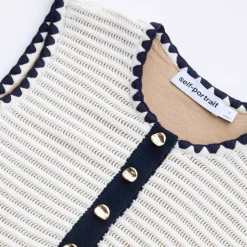 New - Crochet Contrast Trim Mini Dress - Cream Dresses | Mini Dresses