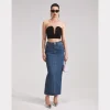 Online - Denim Maxi Skirt - Blue Skirts | Long Skirts