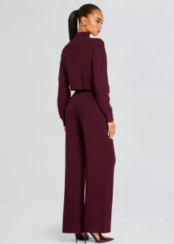 Discount - Camila Sweatpant - Merlot Pants