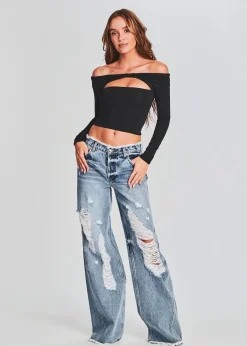 Clearance - Mountain Wide Leg Jean - Sorrento Flare | Denim