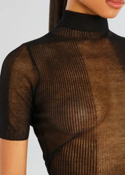 Best - Paula Short Sleeve Sweater - Black Sweaters & Knits