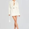 Outlet - Posh Poplin Shirt Dress - White Dresses | Mini Dresses