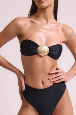 Clearance - Alba Bikini Bottom - Black Bikini