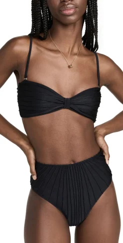 Online - Anna Bikini Top - Black Bikini