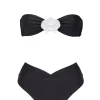 Online - Claire Bikini Bottom - Black Bikini