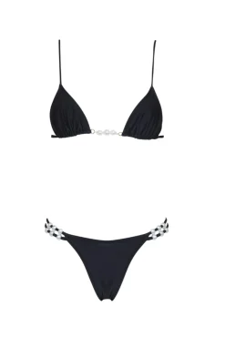 Outlet - Giselle Bikini Top - Black Bikini