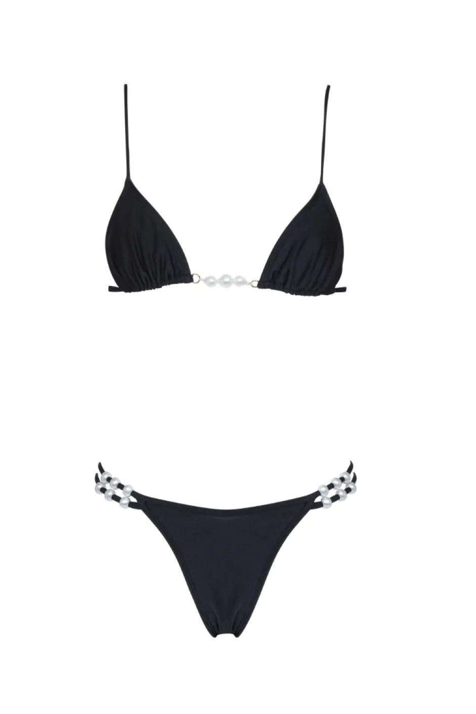 Outlet - Giselle Bikini Top - Black Bikini