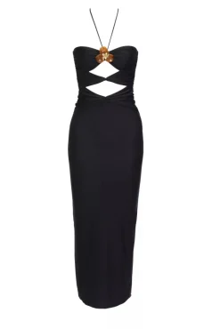 Fashion - Holly Midi Dress - Black Bikini | Midi
