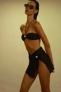 New - Juno Bikini Top - Black Bikini
