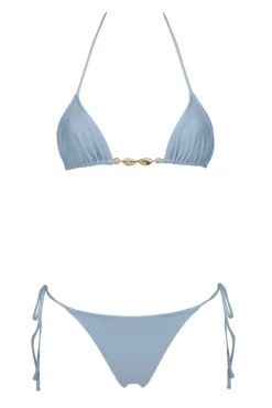 Discount - Lyn Bikini Bottom - Baby Blue Bikini