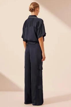 Best - Shae Slouchy Cargo Pant - Aegean Blue Pants