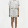 Clearance - Amelie Embroidered Short - White Shorts